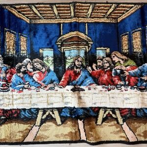 The Last Supper On Vintage Tapestry Wall‎ Hanging